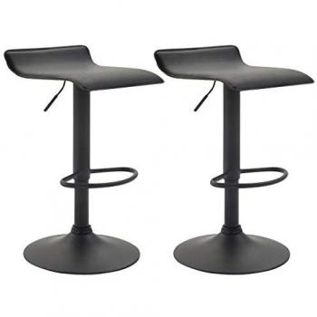 Set Bar Dyn 2 Sgabelli Nero (Similpelle)