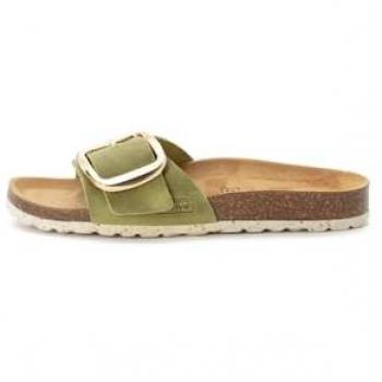 Camel Active Pantoletten (Leder) – Damen – Grüne Farbe – 37
