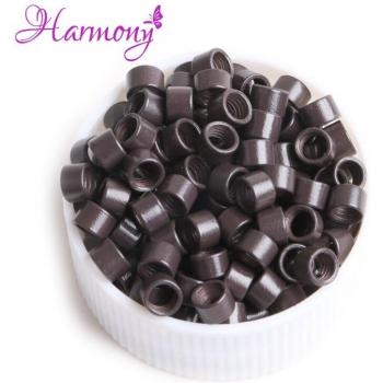 Microanillos de tornillo para extensiones de cabello, 4 botellas de 3.5x2.0x2.0 MM