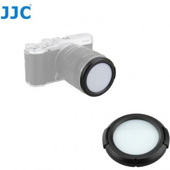 Protector de Lente JJC con Tapa Balance Blanco – Modelo 49‑77 mm, compatible con Sony, Nikon, Canon, Olympus y Pentax