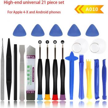 21-Piece Cell Phone and Watch Repair Tool Set