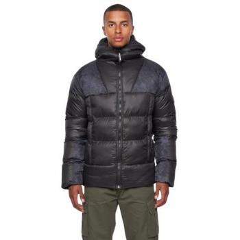 Stealth Mode Black Camo Padded Outerwear – XL Size