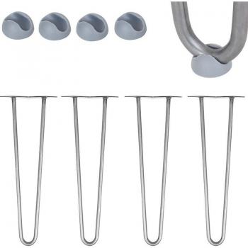 Acciaio Hairpin Base Tavolo 20 cm (4 pezzi) – Melko