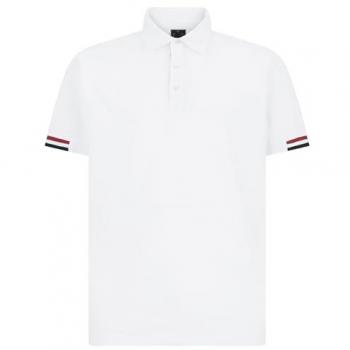 Polo Geox Regular Fit Manica Corta Bianco XXL