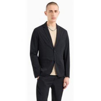 ARMANI EXCHANGE Black Blazer for Men, Size 34 (S) – Cotton