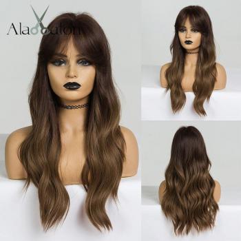 Peluca ALAN EATON de Cabello Sintético con Estilo Ombré