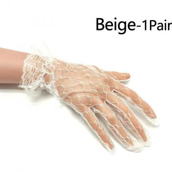 Guantes de Encaje Esmeralda Mujer