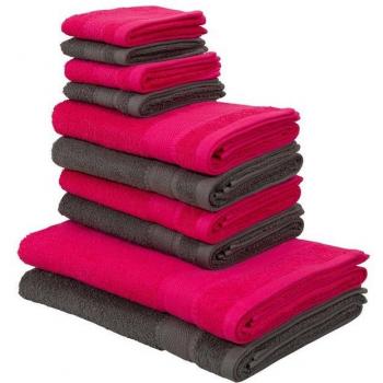 My home Handtuch Set »Afri«, 10 tlg., für Bad und Gäste
