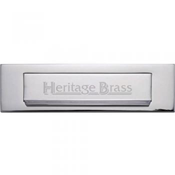 Heritage Brass Polished Chrome Letterbox