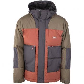 Giacca QUIKSILVER Nomad Rossa e Kaki per Uomo