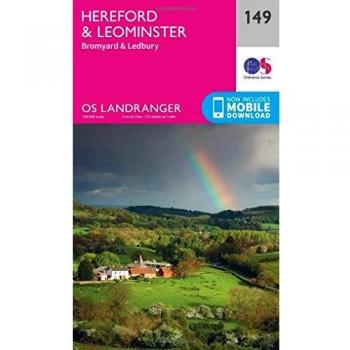Ordnance Survey Map of Hereford & Leominster