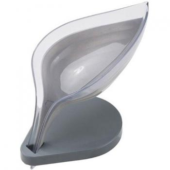 Bladvormige zeepafvoer rack voor toilet