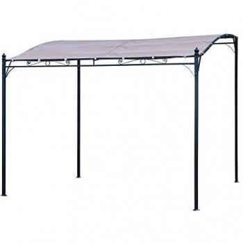 Pergola 3 × 2,5m NICE murale taupe Happy Garden