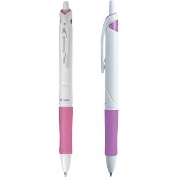 Acroball Bille Rétractable Pure White 0,4 mm Rose