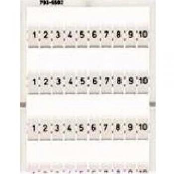 4mm White Terminal Block Tag – 793‑4509 (5-Pack)