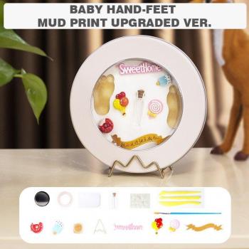 Kit DIY empreintes de pieds et mains pour nourrissons