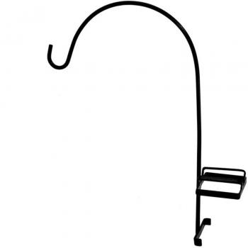 Swan Neck Concrete Post Hanging Basket Holder