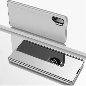 Funda de cuero con soporte y espejo para Vivo Y31