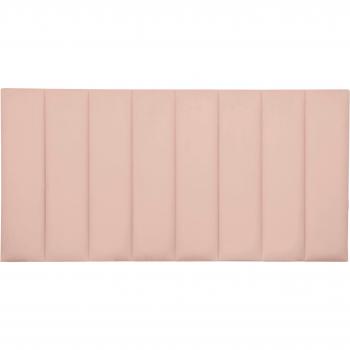 Cabecero “Contrachapado + Terciopelo” NILA 160x74 cm – Color Rosa