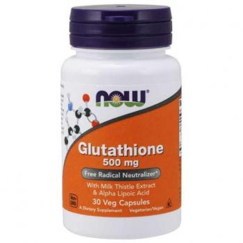 Glutathión 500 mg de Now Foods en 60 cápsulas vegetales