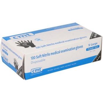 CMT XL Nitril Handschoenen Zwart 100 Stuks
