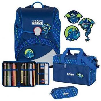 Scout Alpha Flying Monsters 4tlg Schulranzen