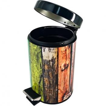 WCShop24 Regenbogen Kosmetikeimer, 3 Liter, mit Absenkautomatik