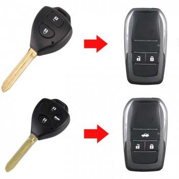 Funda de llave para Toyota Camry, Corolla, Reiz, RAV4, Crown