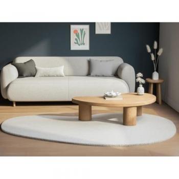Tapis shaggy organique