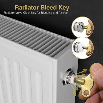 Clés de Radiateur en Laiton pour Purge d'Air