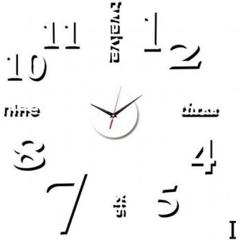DIY Reloj de Pared Acrílico 3D y Números Romanos