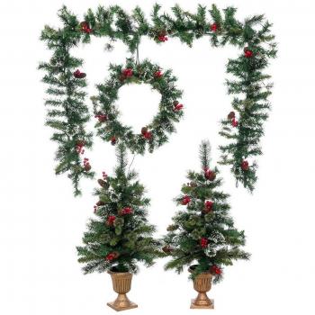Árbol Verde Festivo 80 cm