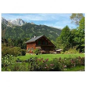 Papier Peint Chalet Printanier Plage 250 x 270 cm
