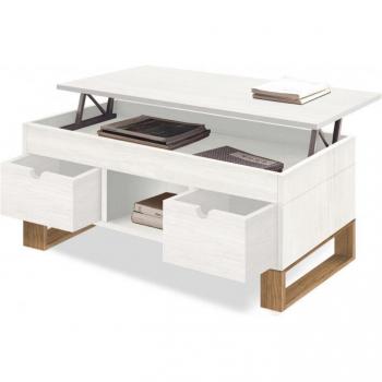 Sena Mesa de Madera Blanca