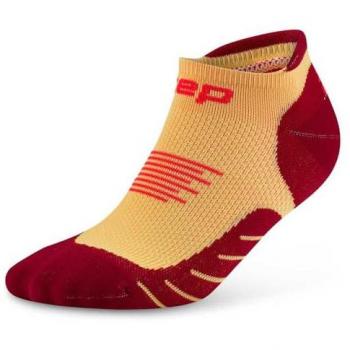 Cep Calzini Run 5.0 No Show – Colore Marigold e Burgundy, EU 42‑45