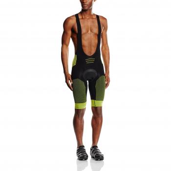 X‑Bionic Elite Bib Shorts – Biking Function Gear, Schwarz Gelb, XL+