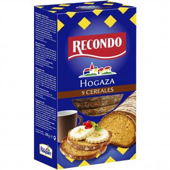 Pan Tostado Natural 9 Cereales Hogaza 240 g