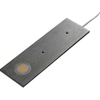 Leyton Lighting Targa Ultra-thin LED Kitchen Light (Aluminium, Warm White)