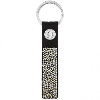 Goldener Kristall‑Schlüsselanhänger Swarovski – Unisex, Rhodiniert Kunststoff, 5174947