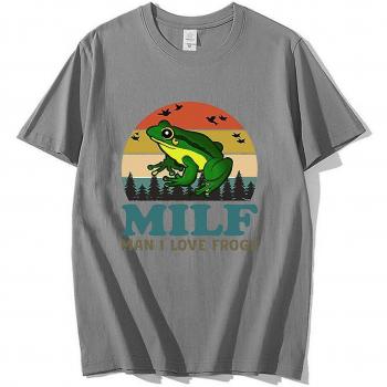 Short Sleeve Cotton “Amour Amphibien”
