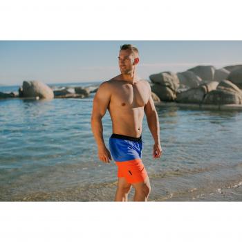 Herrenboardshorts Guggen Mountain – bunte Streifen