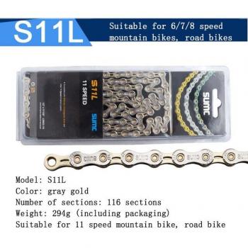 SUMC halbhohl Fahrradkette für 8-12 Gänge