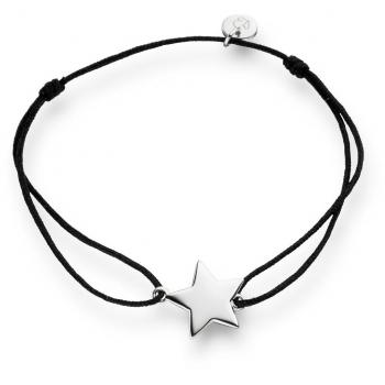 Braccialetto Glanzstück München Nero & Argento