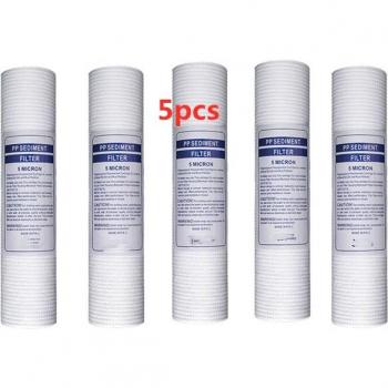 PP Sedimentfilter aus Baumwolle für Umkehrosmose-System (5 Mikron) 2,5 x 10