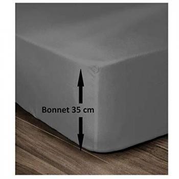 Elegant Grey 160x200 Fitted Sheet by Lovely Home – 35cm Deep Pocket