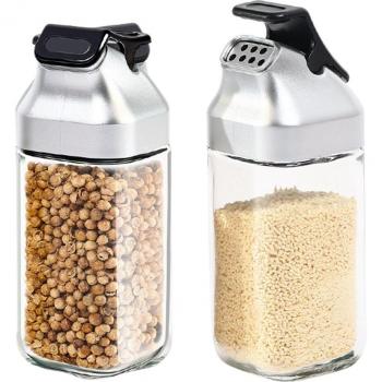 Kitchen Condiment Set: Salt & Pepper Bottles