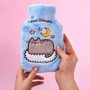 Pusheen Daumen‑Up Mini‑Wärmflasche, blau – Einheitsgröße