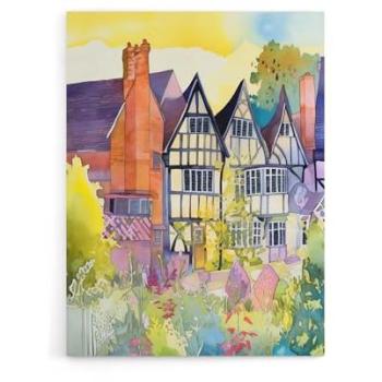 Morning Light at Tudor Estates – 24x32 Wall Art