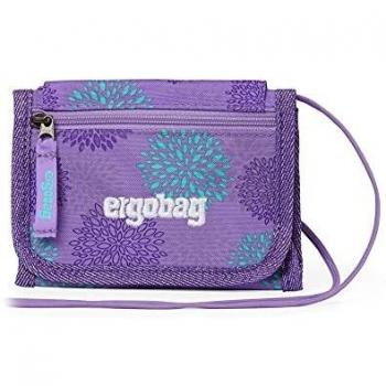 Ergonomischer LilaGlitzern Brustbeutel – Kleingeldfach & Sichtfenster