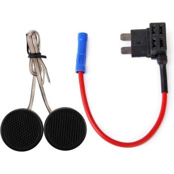 Tweeter voiture 500W noir avec adaptateur standard ATO ATC fusible lame 32V